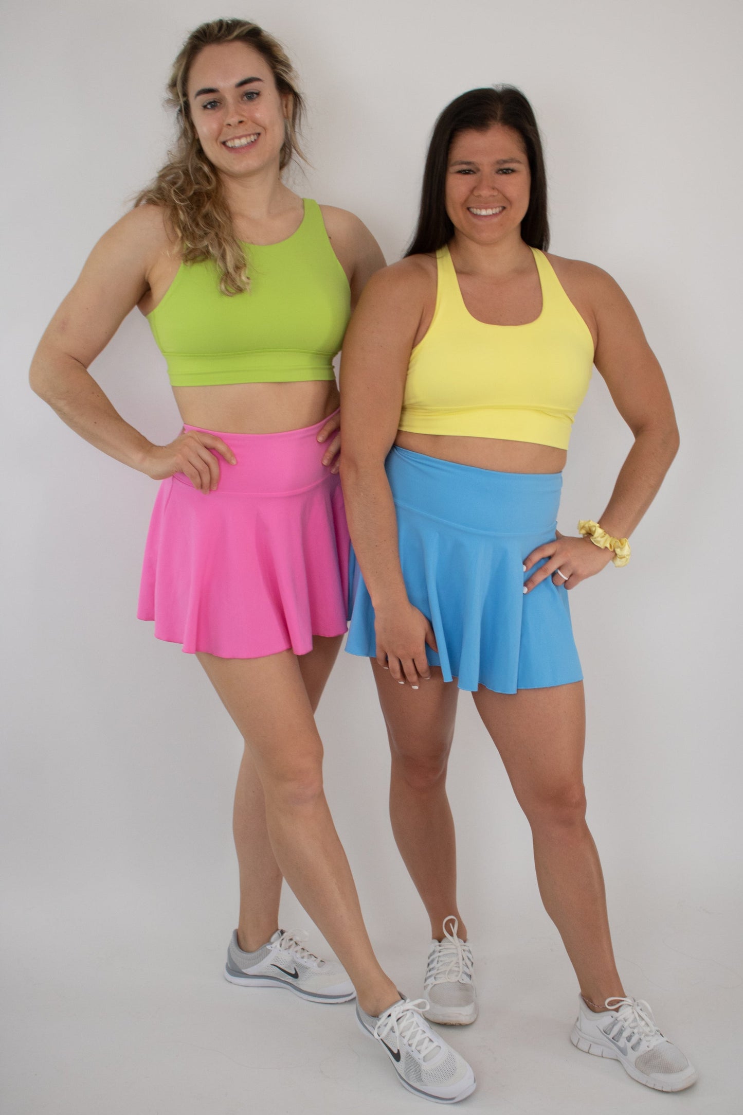 NEW 90's Inspired Roller Skate Mini Skirt - Blue