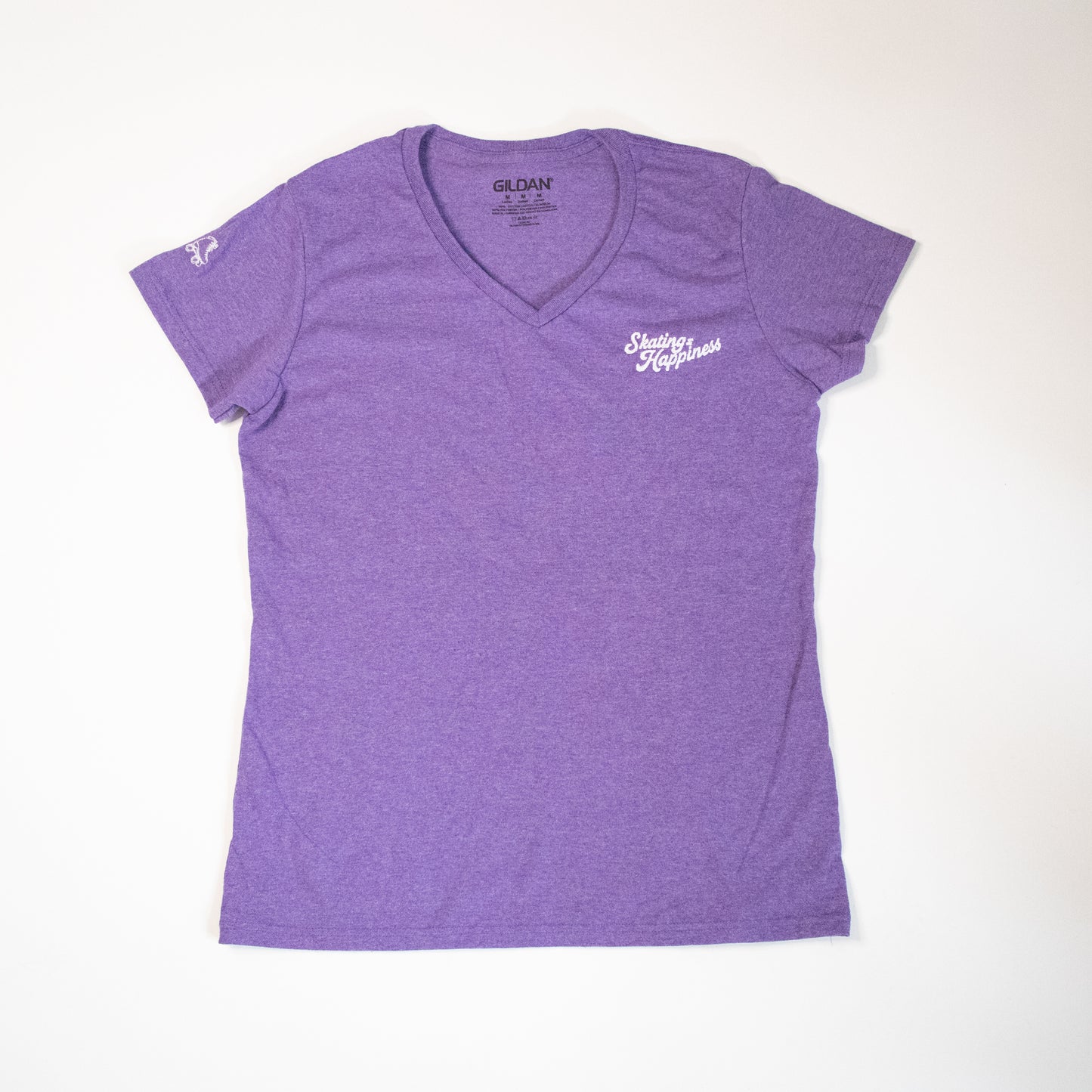 Size Medium NEW Skating = Happiness | Roller Skate Tee Shirt