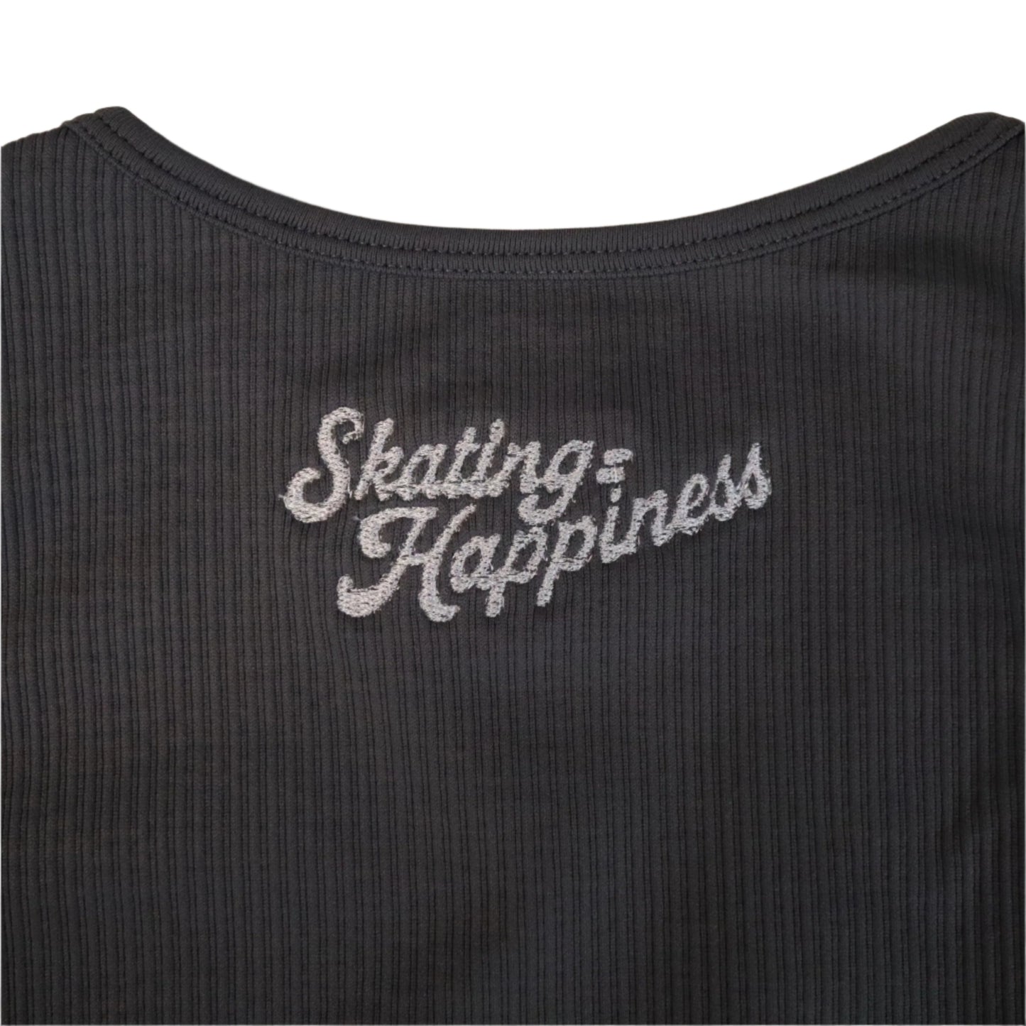 Size Small NEW Roller Skate Sleeveless Bodysuit - Grey