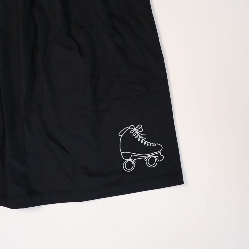 NEW Size Small 50's Inspired Roller Skate Skirt - 20" Length - Black