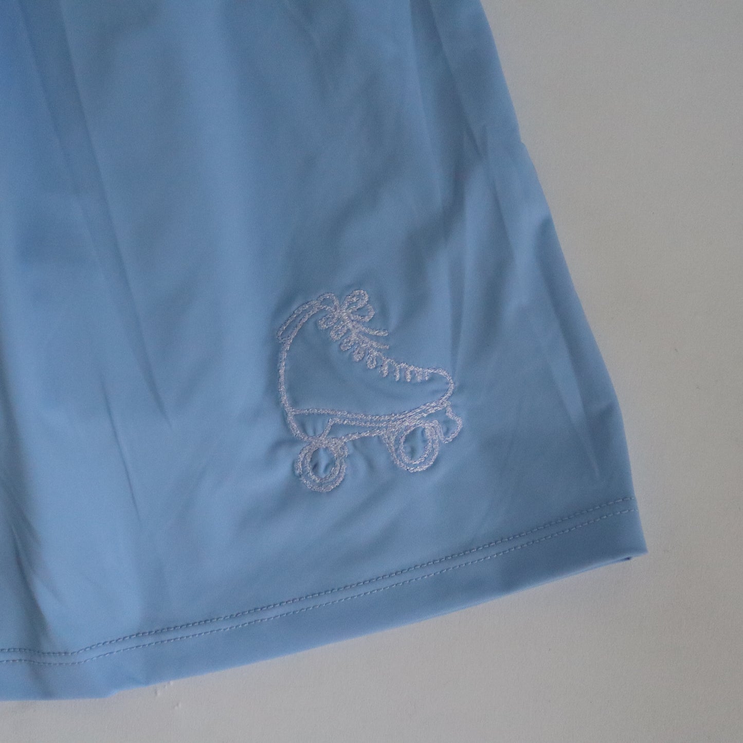 NEW 50's Inspired Roller Skate Skirt - 20" Length - Sky Blue