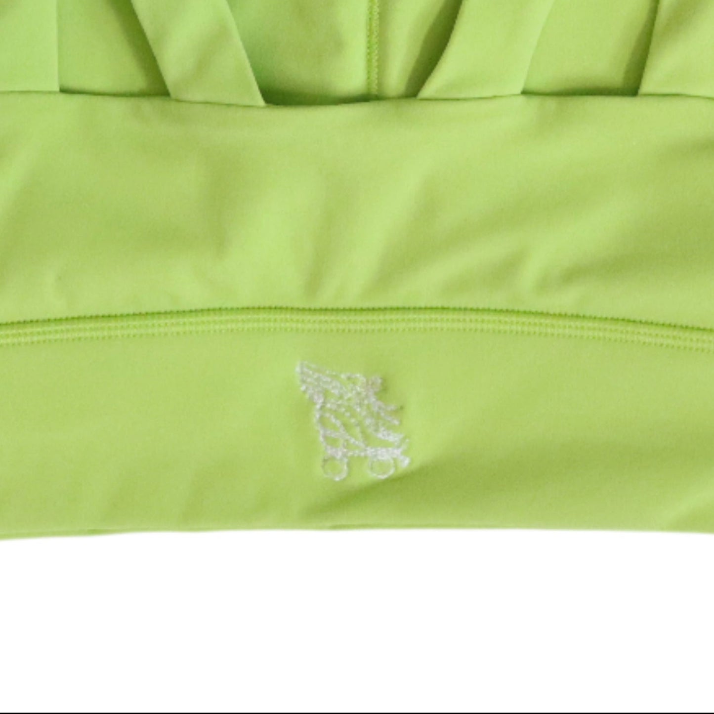 NEW 90's Inspired Roller Skate Sports Bra - Lime Green