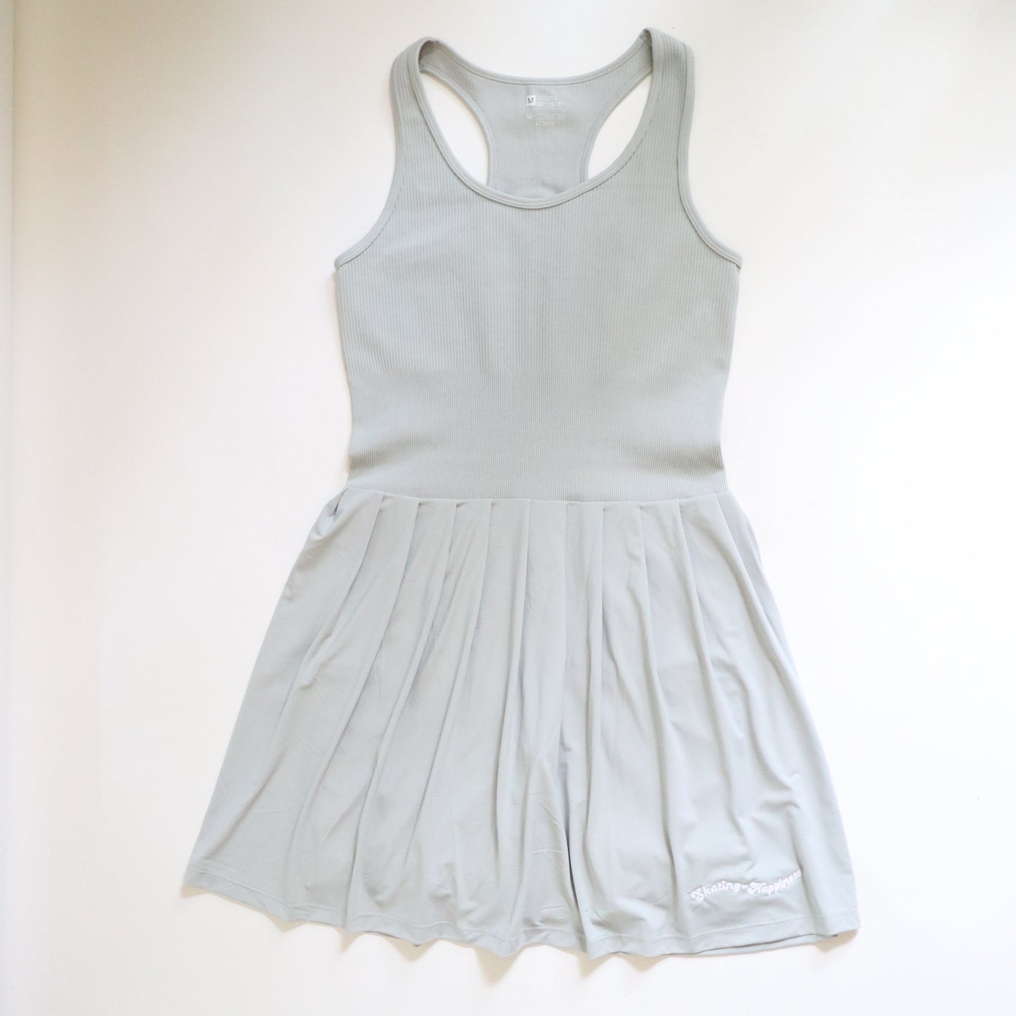 NEW Size Medium 50's Inspired Roller Skate Dress - Grey