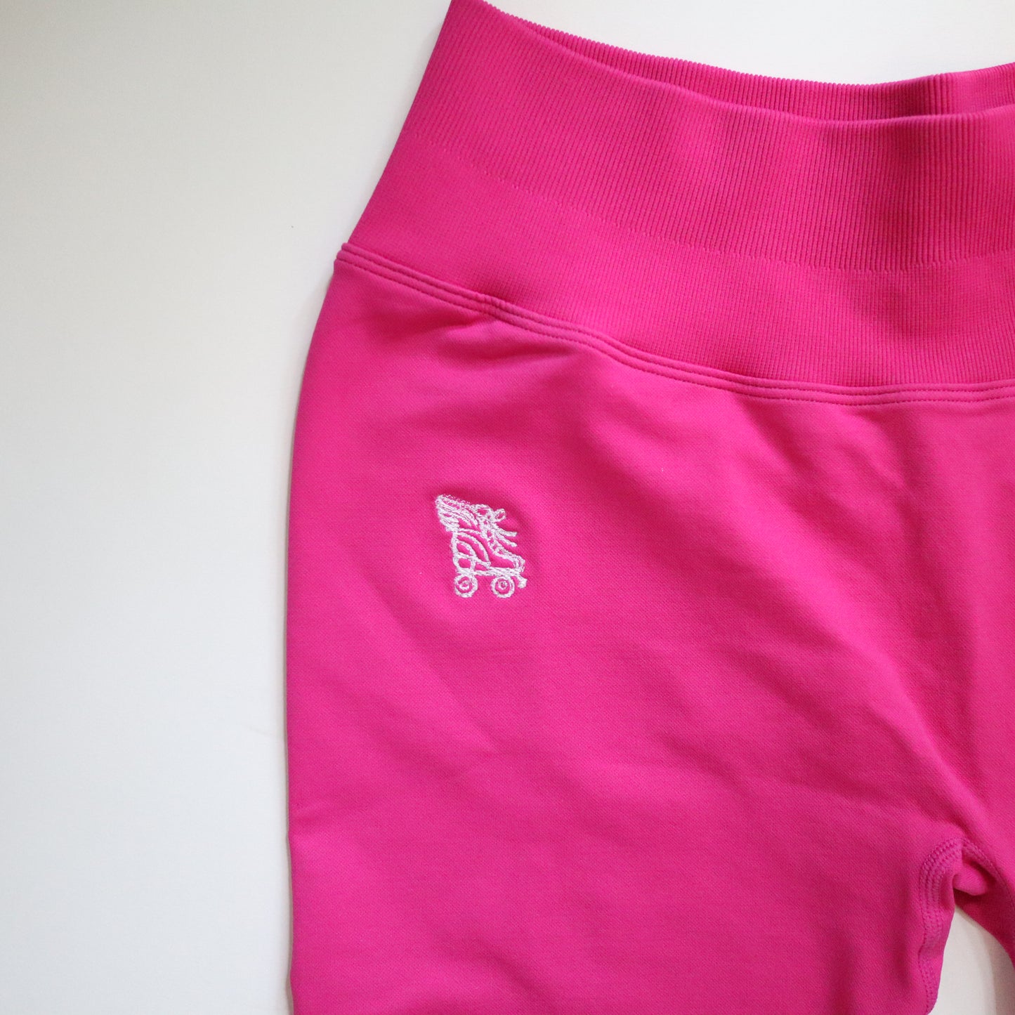 Size Extra Large NEW Flare Roller Skate Leggings - Hot Pink
