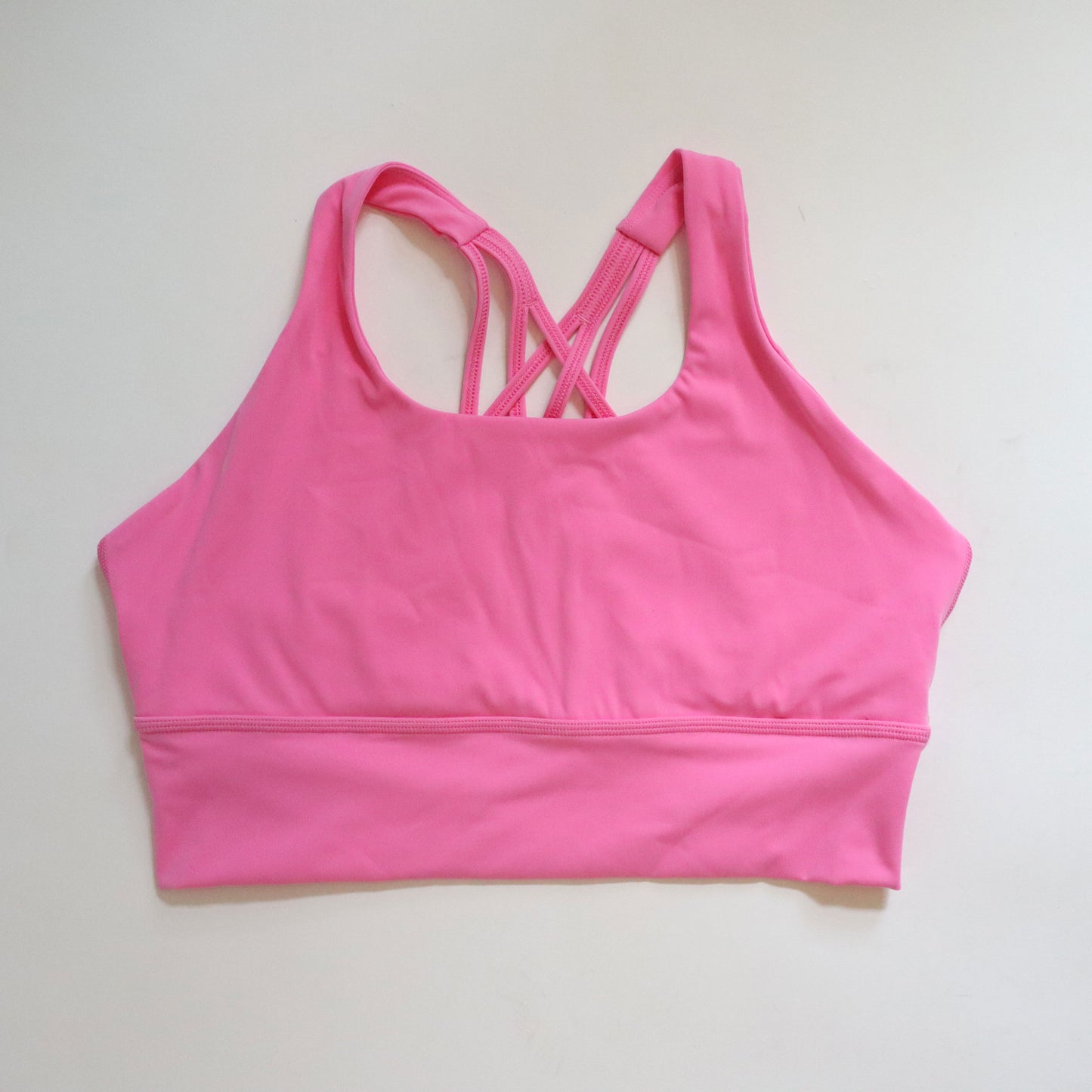 NEW 90's Inspired Roller Skate Sports Bra - Bright Pink