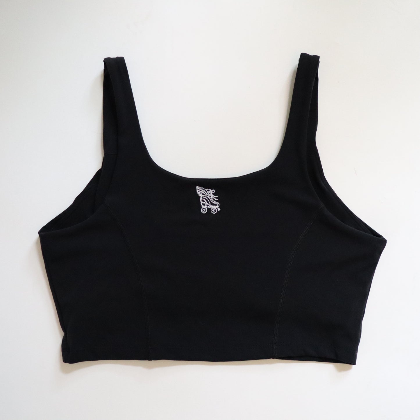 NEW 90's Inspired Roller Skate Crop Top - Black