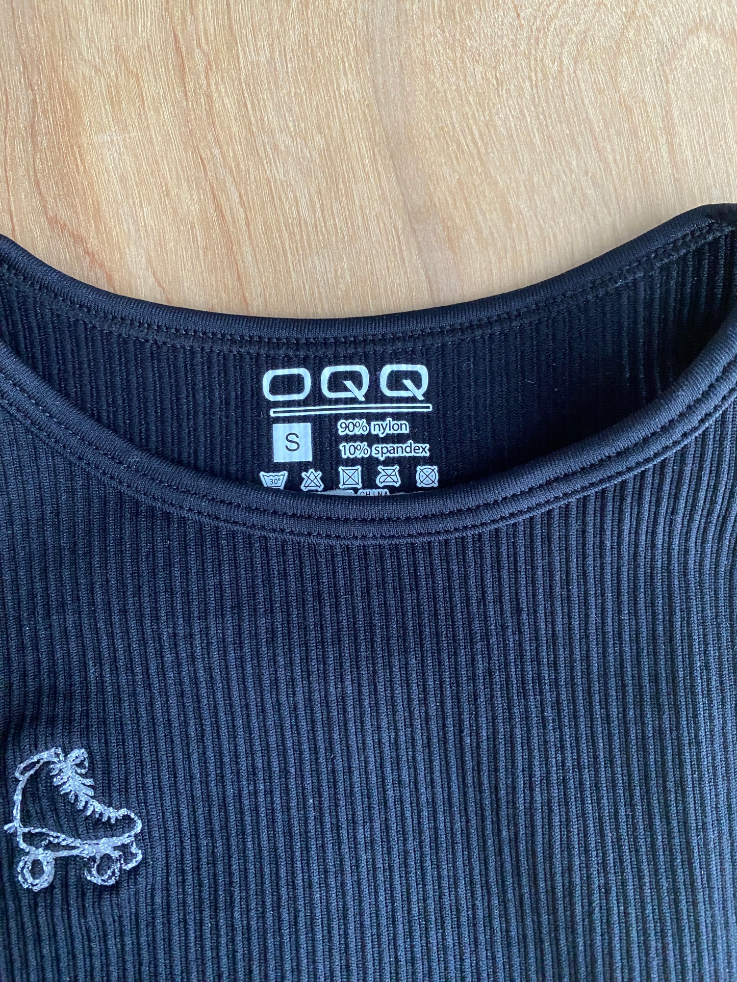 Size Small NEW Roller Skate Sleeveless Bodysuit - Black