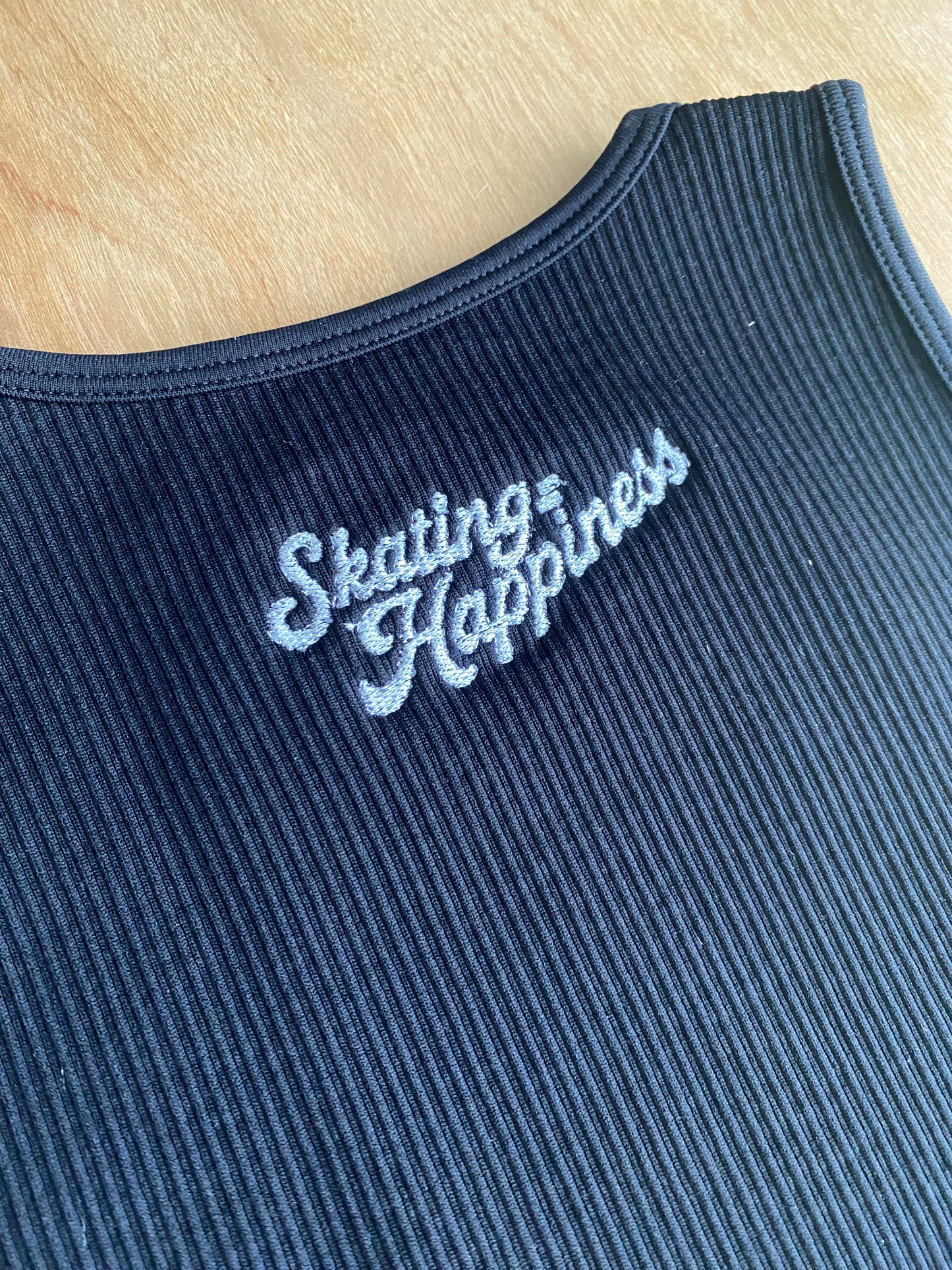 Size Small NEW Roller Skate Sleeveless Bodysuit - Black