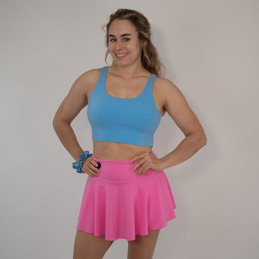 NEW 90's Inspired Roller Skate Crop Top - Blue