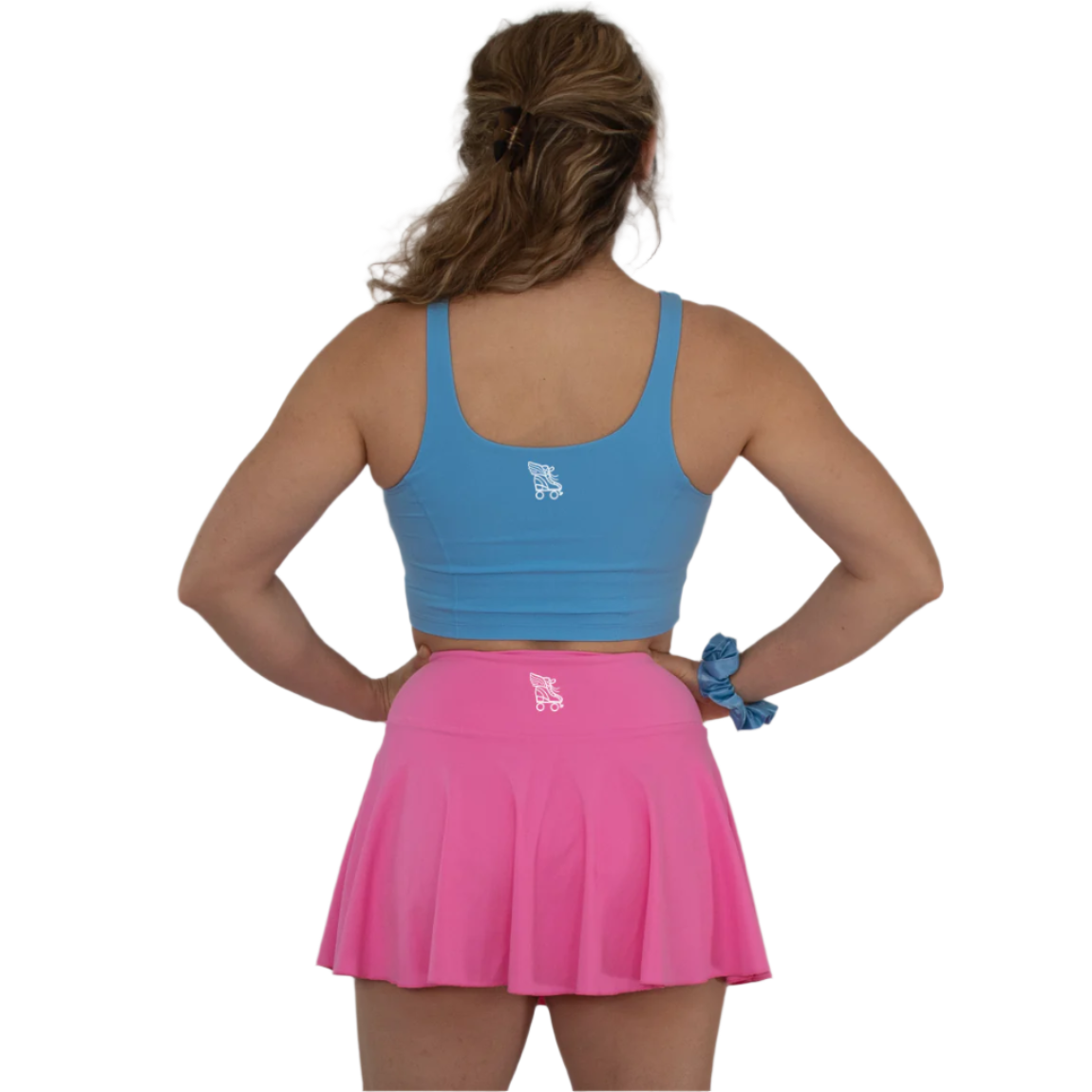 NEW 90's Inspired Roller Skate Crop Top - Blue