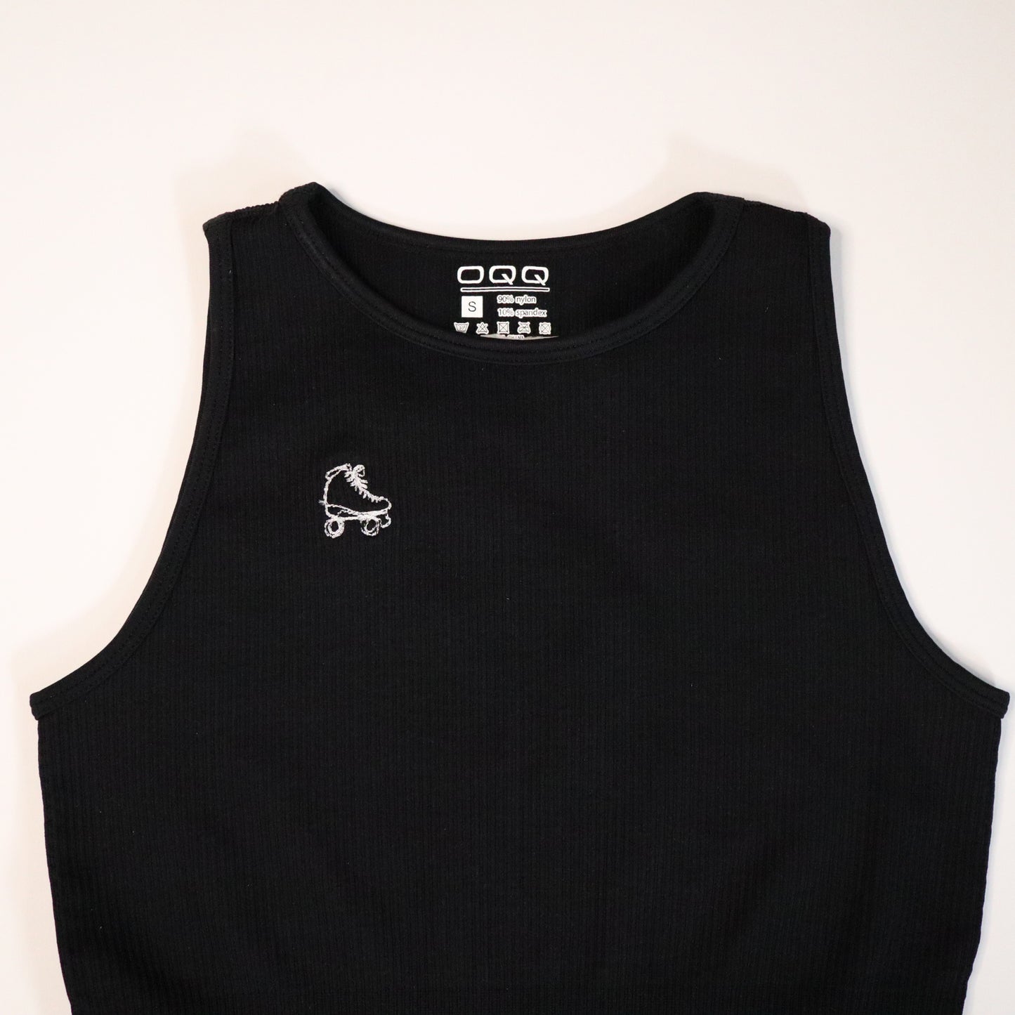 Size Small NEW Roller Skate Sleeveless Bodysuit - Black