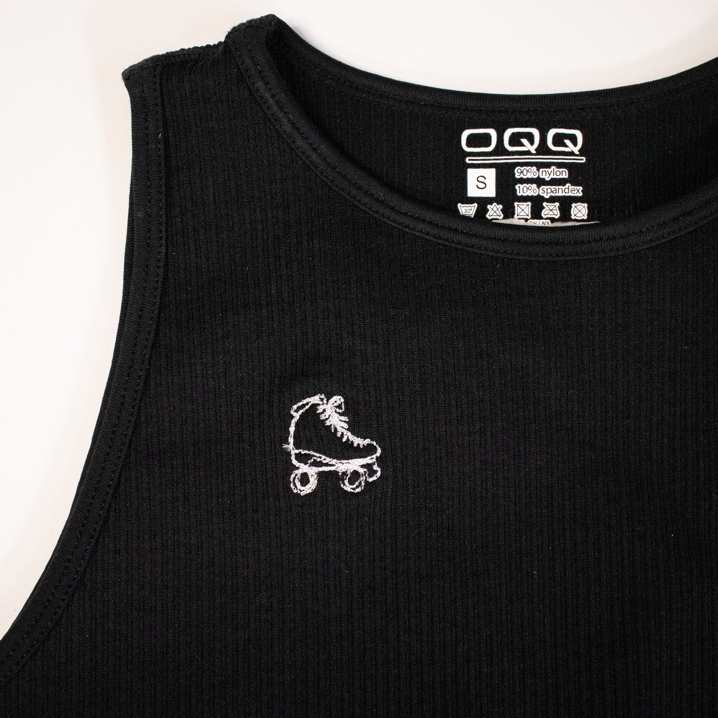 Size Small NEW Roller Skate Sleeveless Bodysuit - Black