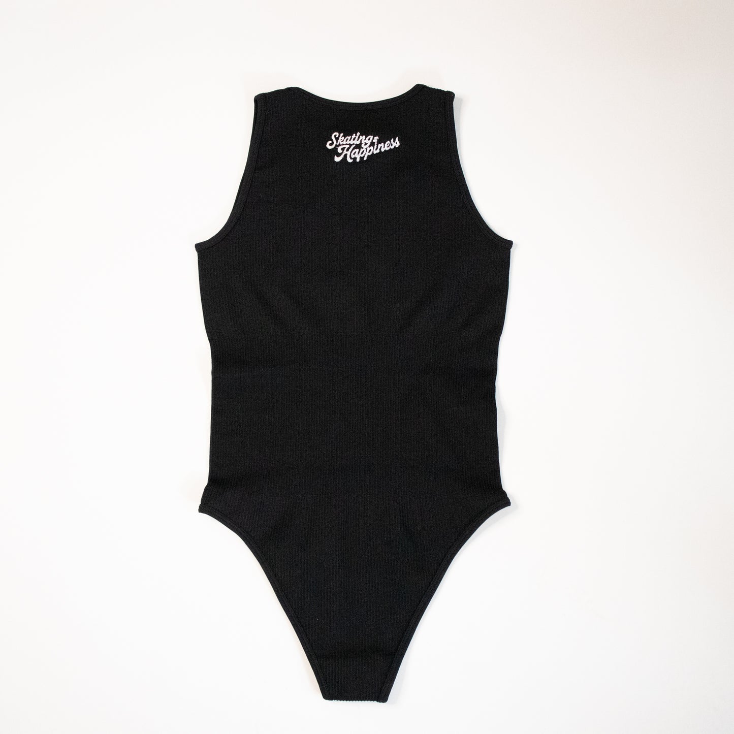 Size Small NEW Roller Skate Sleeveless Bodysuit - Black