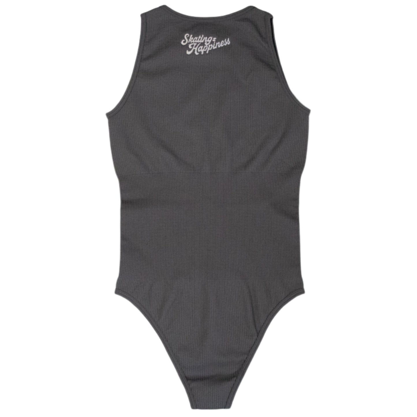 Size Small NEW Roller Skate Sleeveless Bodysuit - Grey