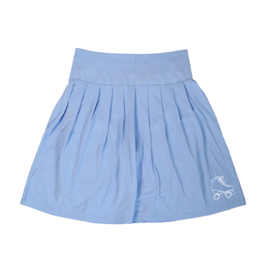 NEW 50's Inspired Roller Skate Skirt - 20" Length - Sky Blue