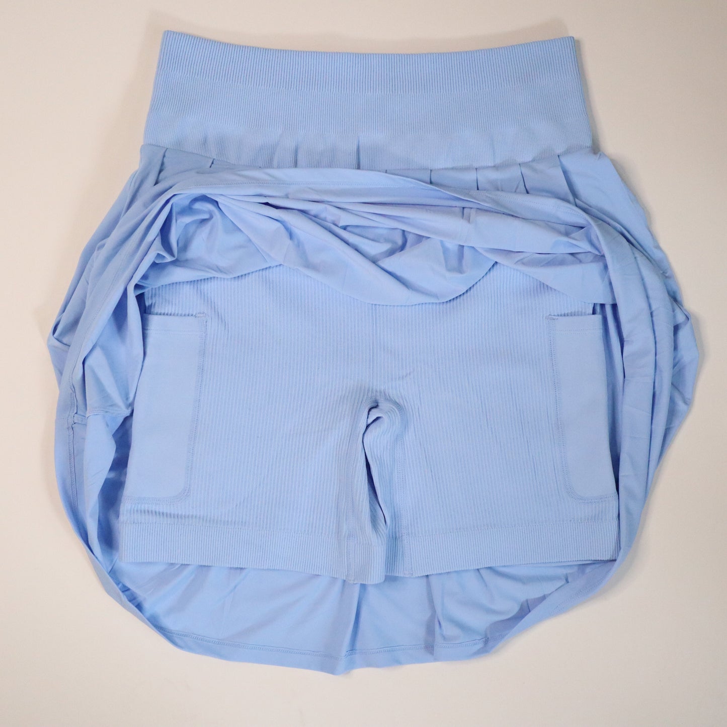 NEW 50's Inspired Roller Skate Skirt - 20" Length - Sky Blue