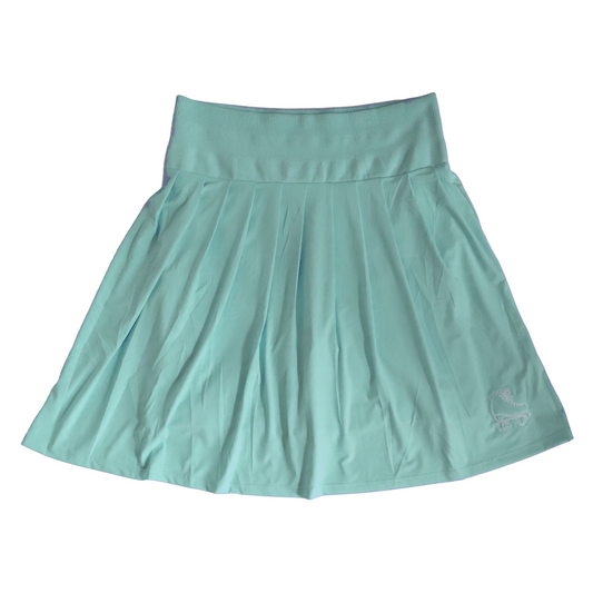 Size Small NEW 50's inspired Roller Skate Skirt - 20" Length - Sea Foam