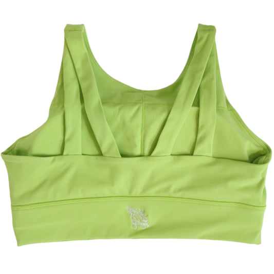 NEW 90's Inspired Roller Skate Sports Bra - Lime Green