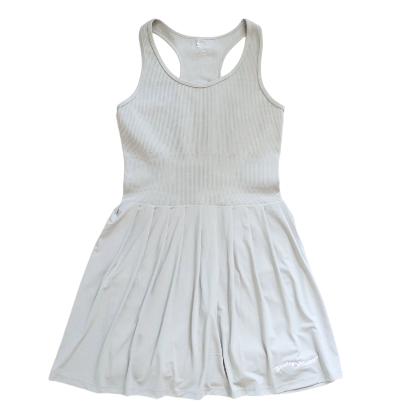 NEW Size Medium 50's Inspired Roller Skate Dress - Grey