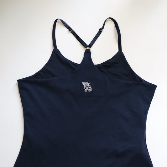 NEW Zip front Roller Skate Dress UPF50+ - Navy Blue