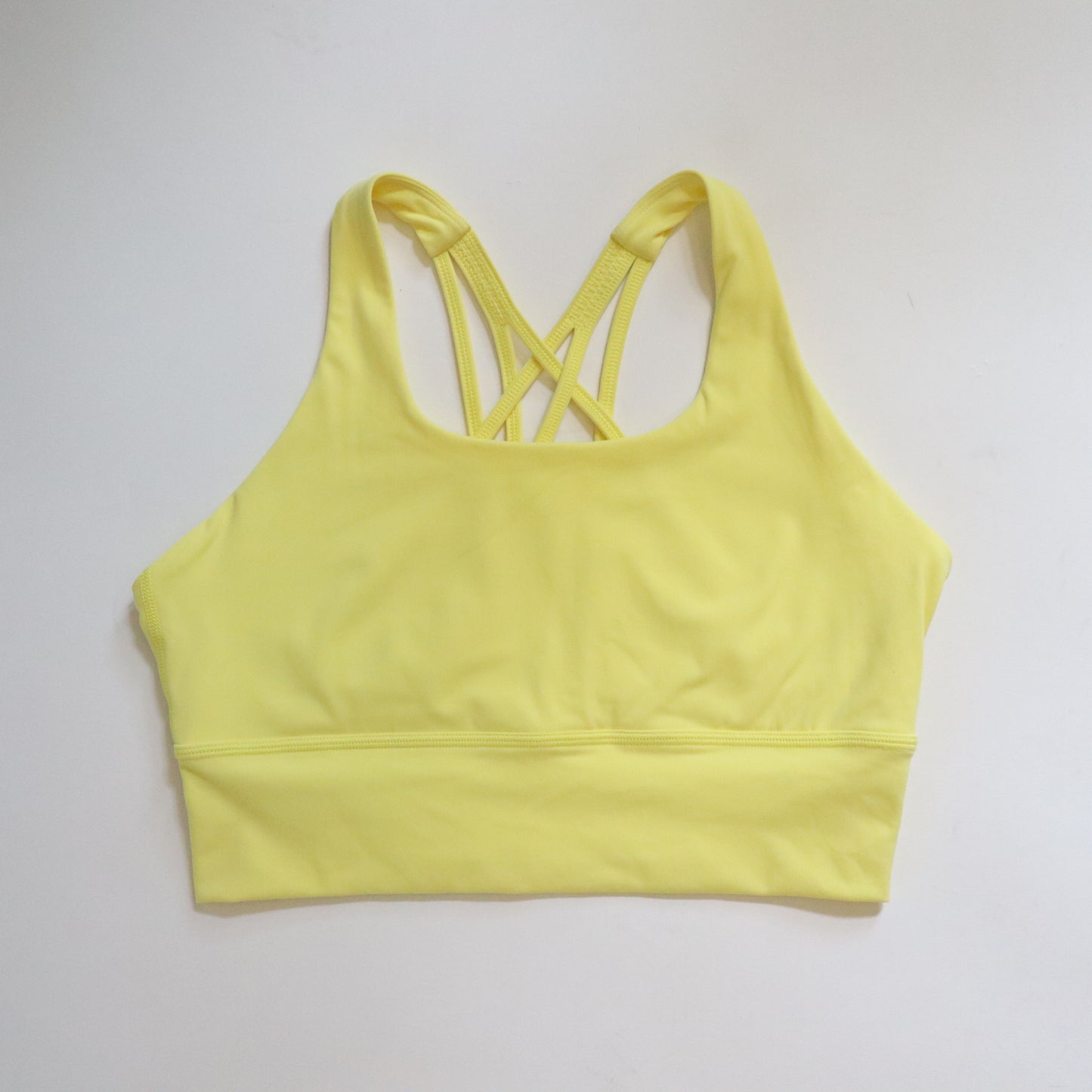 NEW 90's Inspired Roller Skate Sports Bra - Butter Yellow