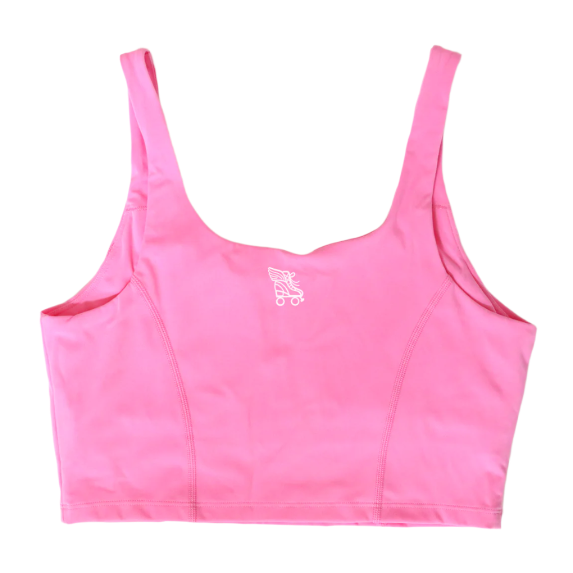NEW 90's Inspired Roller Skate Crop Top - Bright Pink